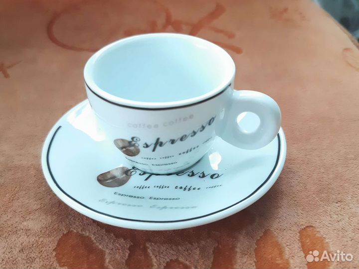 Кофейный набор на 6 персон новый