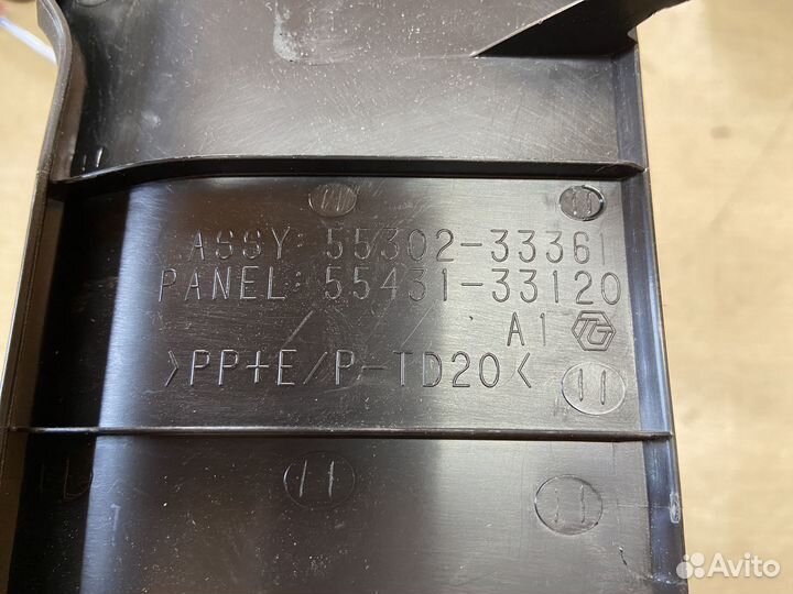 Заглушка в колени водителя Toyota Camry 75