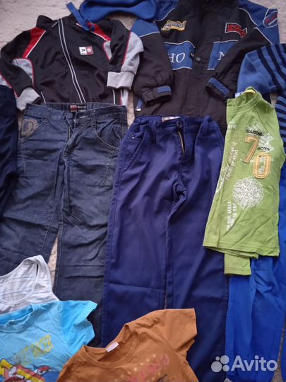 Детские вещи большим пакетом на мальчика 110-116