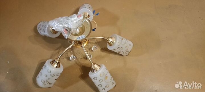 Люстра потолочная бу