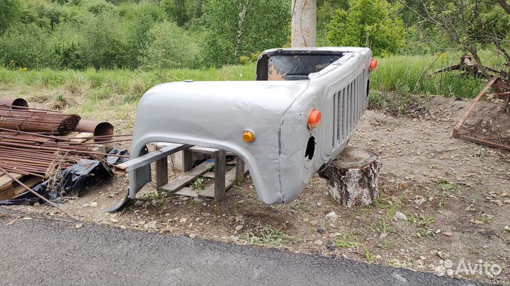 Облицовка решетки радиатора с крыльями для газ-53