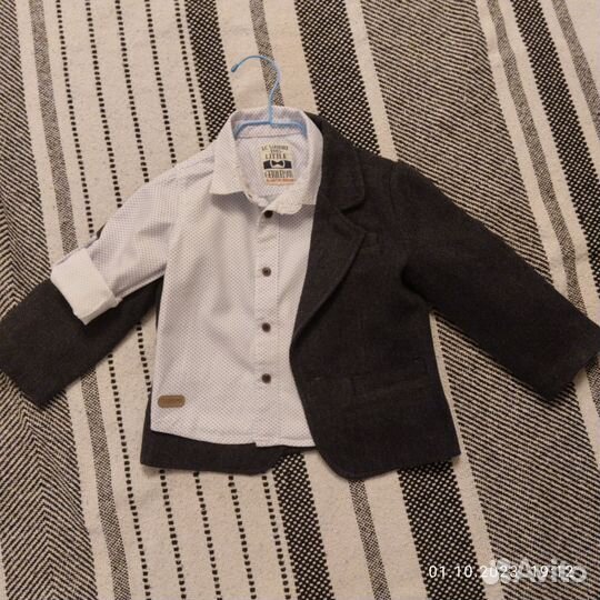 Рубашки, джинсы, комбинезоны 74-80