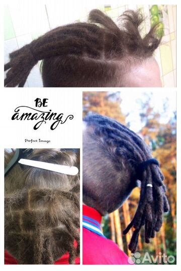 Дреды натуральные андеркат де дреды де косы