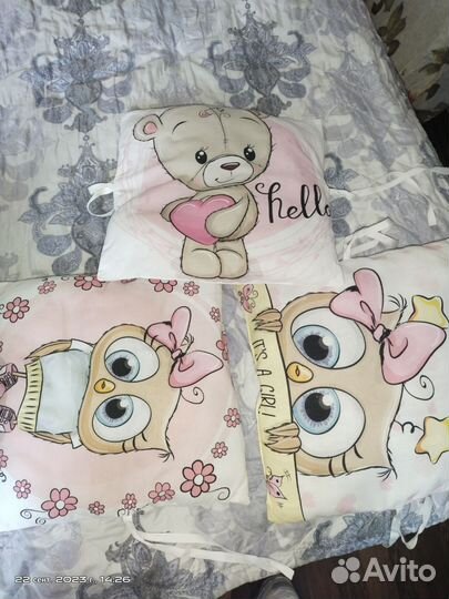 Комплект в детскую кроватку бортики