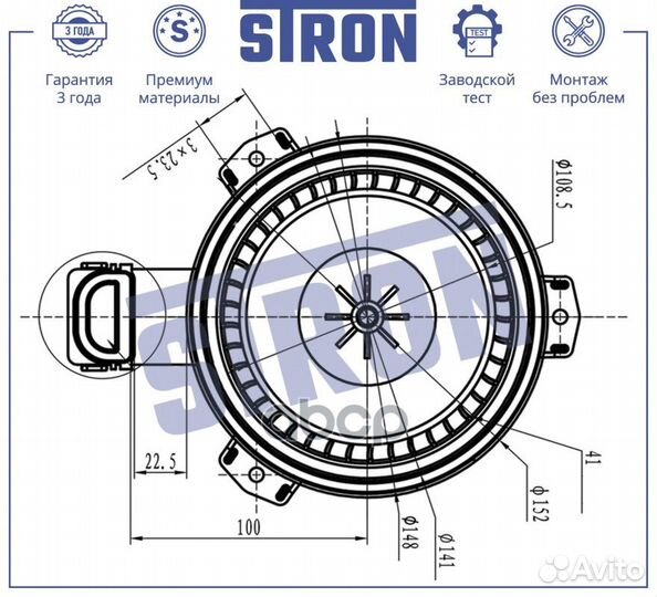 Вентилятор отопителя toyota Hilux viii,Fortuner II