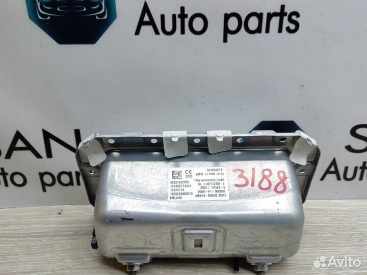 Подушка безопасности пассажира Bmw 3 F30 N47D20