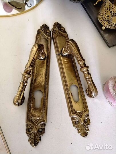 Винтажные ручки бронза