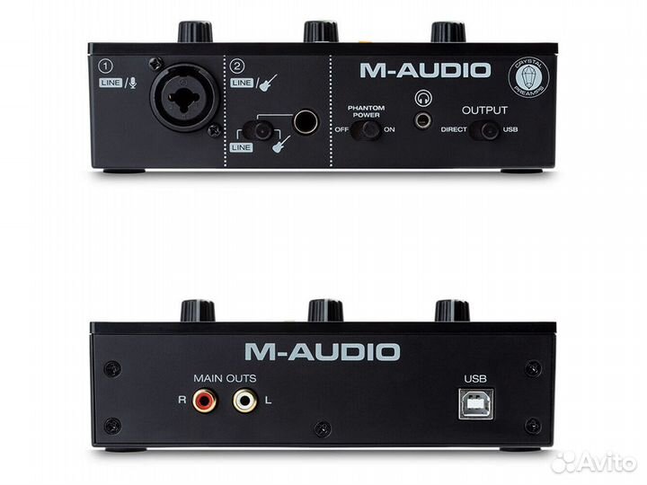 M-Audio M-Track Solo (новый USB аудиоинтерфейс)
