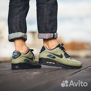 Кроссовки Nike air max 90 green soldier