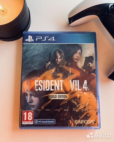 Диск для PS4/PS5.Resident Evil 4:Remake Gold Edit