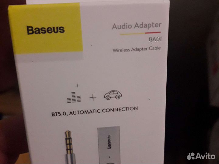 Аудио bluetooth AUX адаптер usb baseus BA01