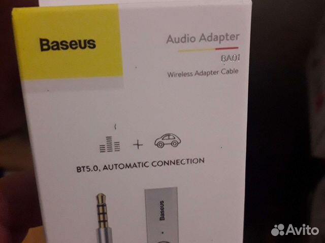 Аудио bluetooth AUX адаптер usb baseus BA01