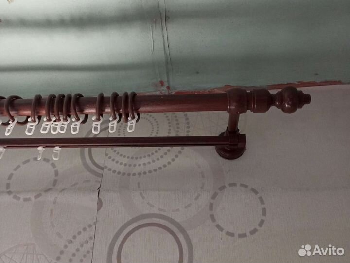 Карнизы для штор двухрядные бу