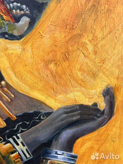 Картина маслом девушка портрет