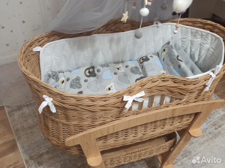 Люлька колыбель плетеная