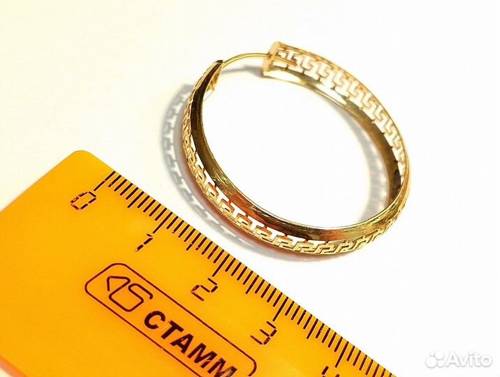 Серьги золотые