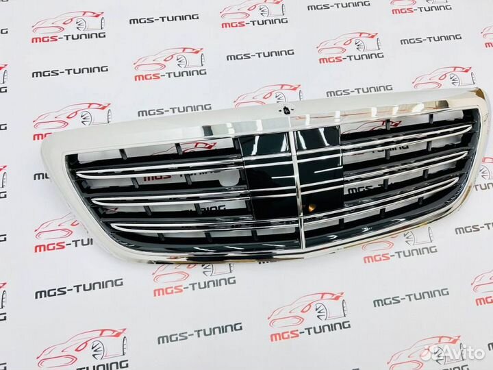 Решетка Mercedes S-class w222 S65 хром