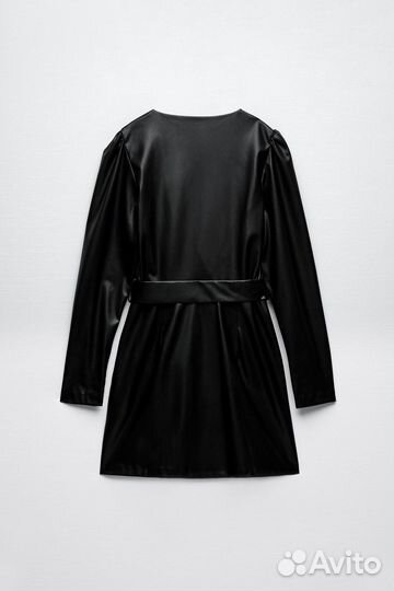 Платье из искусственной кожи Zara новое S