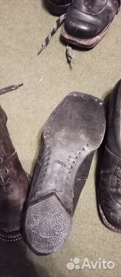 Ретро ботинки лыжные СССР