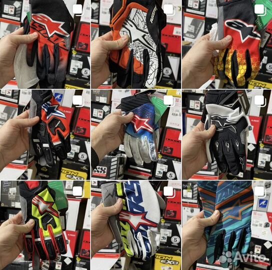 Перчатки мотокросс эндуро alpinestars