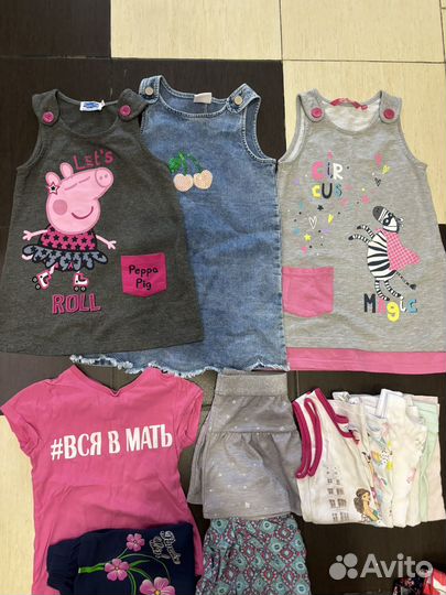 Вещи в сад на девочку 104-110