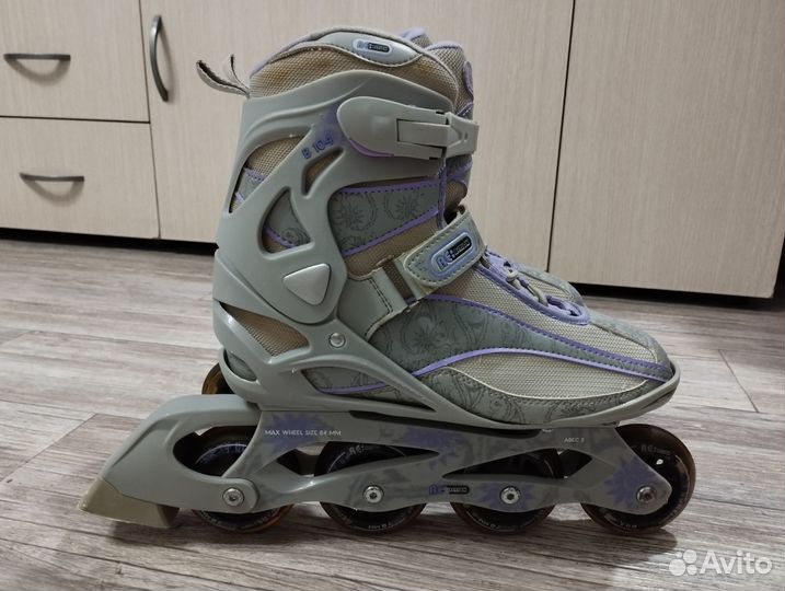 Роликовые коньки женские Reaction B104, размер 39