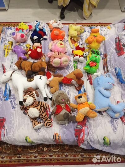 Мягкие игрушки пакетом отдам