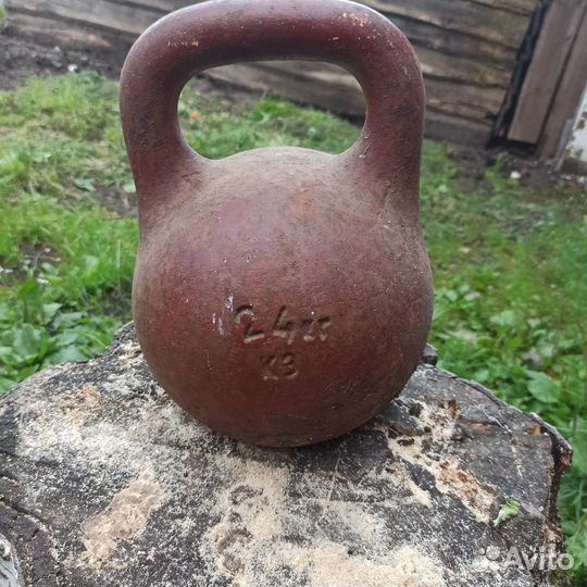 Гиря 24 кг СССР