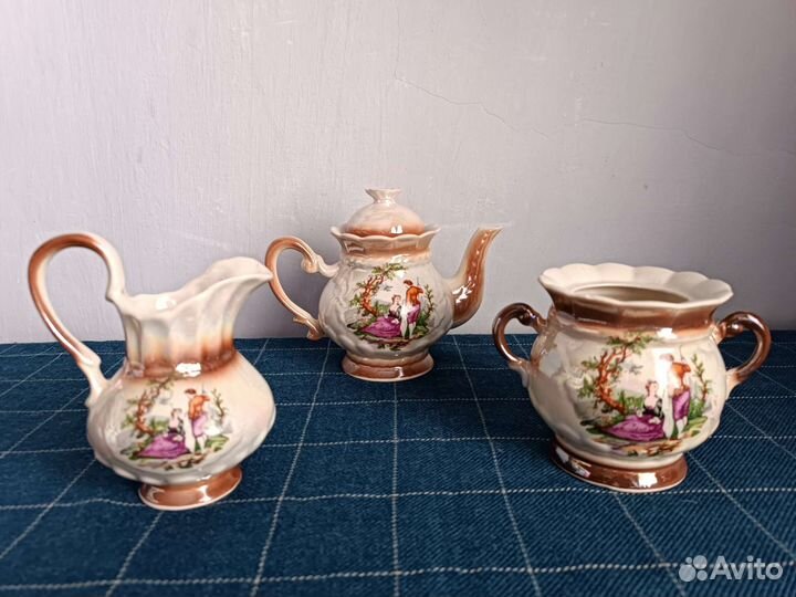 Сервиз винтажный имитация 