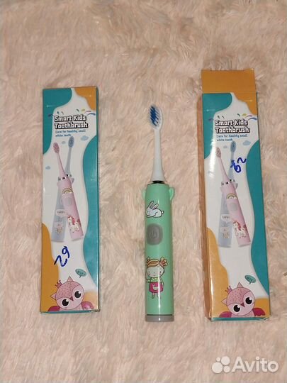 Электронная зубная щетка детская новая