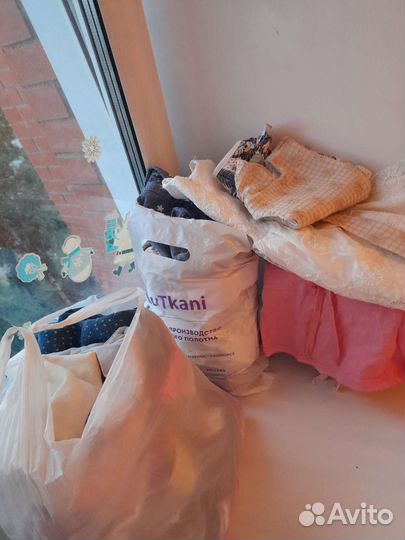 Отдам 6 пакетов детских вещей от 1 года до 2х