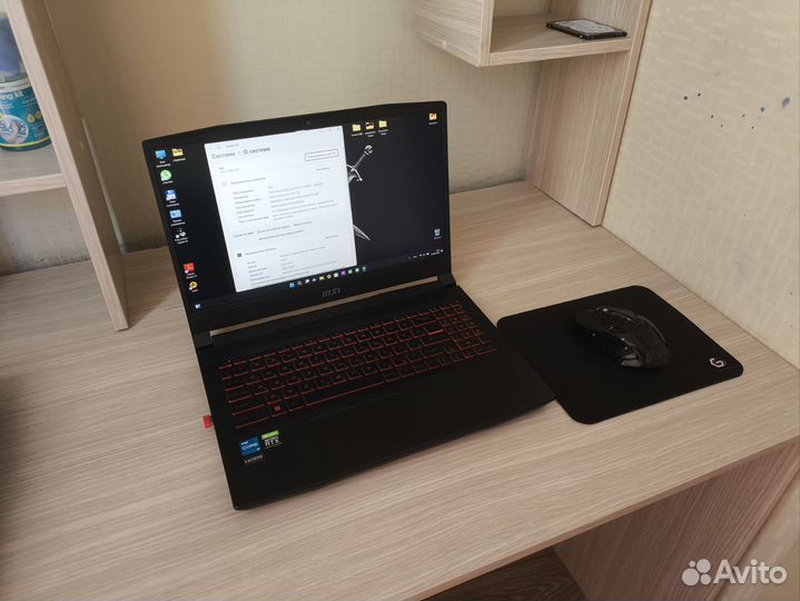 Ноутбук msi gf66 rtx3060