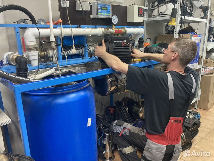 Ремонт насосов grundfos MQ 3-35 / MQ 3-45 / SBA