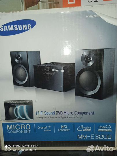 Видео-аудио система samsung MM E3200