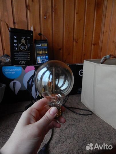 Лампа настольная лофт