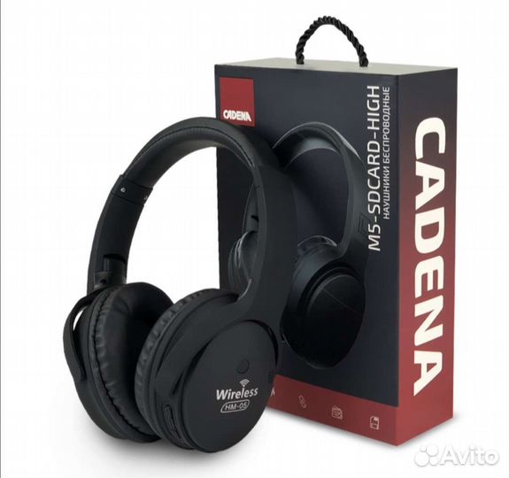 Наушники беспроводные cadena M5-SDcard-High