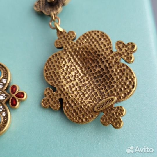 Серьги Hermes Style в византийском стиле