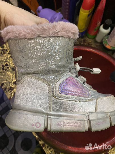 Сапоги для девочки зимние