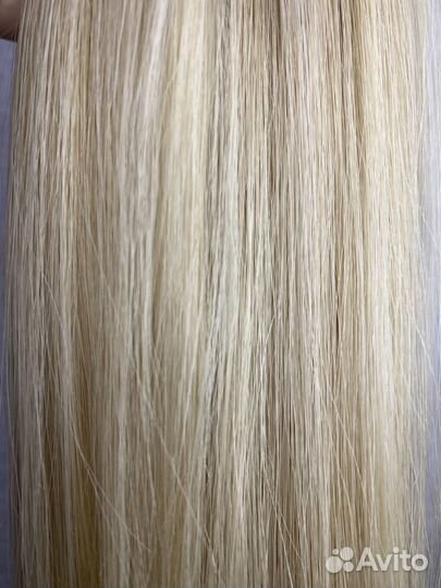Натуральные волосы славянка блонд
