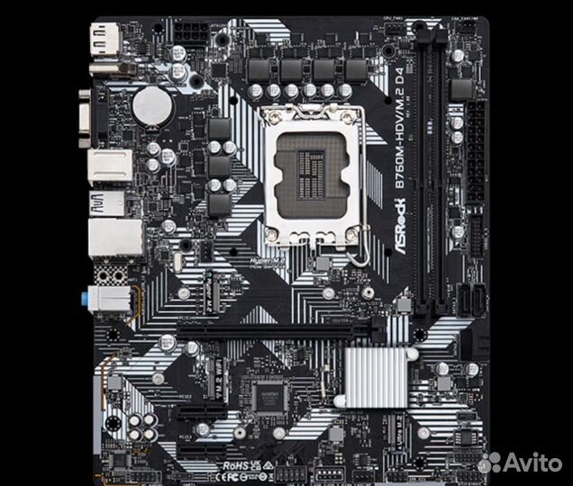 Комплект на i5 12400f + ASRock B760M-HDV/M.2 D4