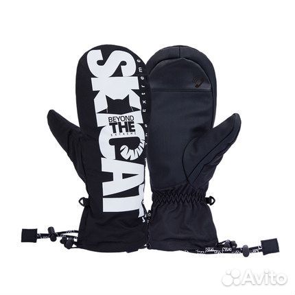 Зимние варежки LDski Brife. Черный