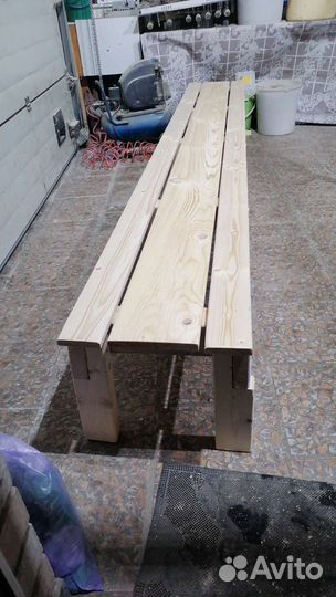 Лавка деревянная