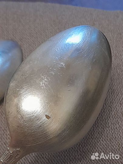 Ложки мельхиоровые СССР, сахарница кольчугино