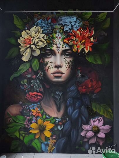 Роспись стен, художественное оформление, граффити