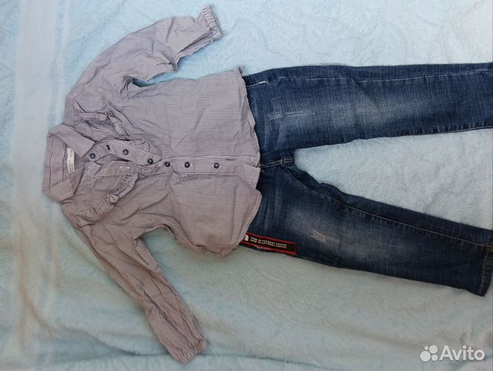 Рубашка для девочки 92 -98 размер