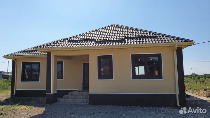 Тёплый и уютный дом 120м2 из керамзитобетона