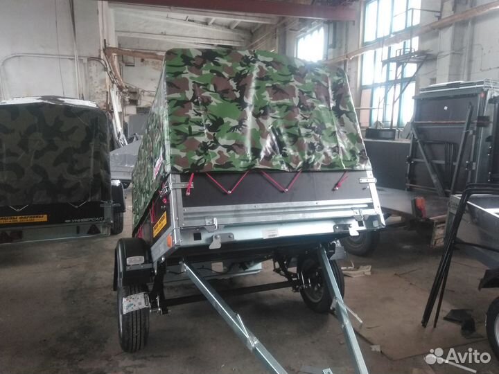 Курганский прицеп Крепыш бакелит рейлинг(2,0х1,26)