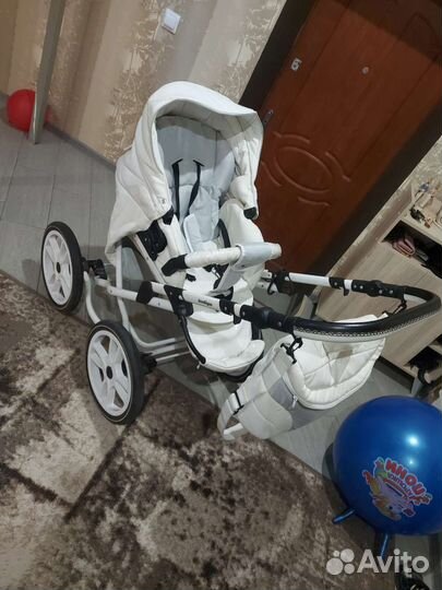 Коляска 2 в 1 эко кожа