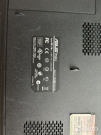 Ноутбук Asus p50ij