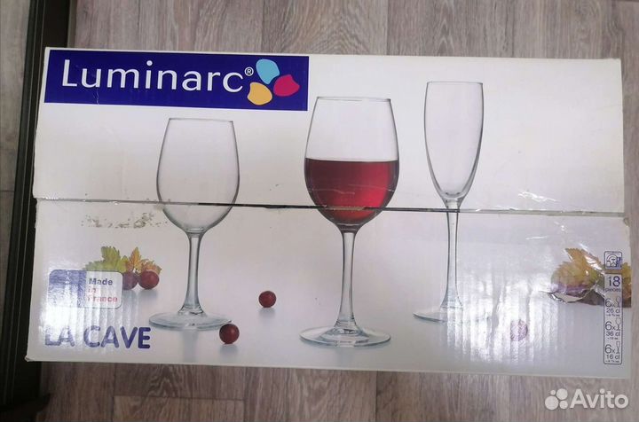 Фужеры Luminarc набор из 18предметов